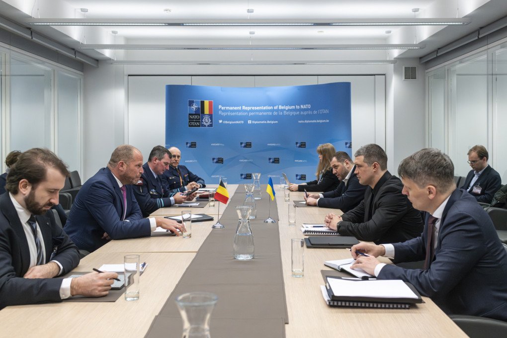 Theo Francken (L-C), Belgian Minister of Defence, and Mykhailo Fedorov (R-C), Ukrainian Minister of Defence, attend a meeting at NATO headquarters on February 12, 2026 in Brussels, Belgium. (Photo: Viktor Fridshon via Getty Images) Theo Francken (L-C), Belgian Minister of Defence, and Mykhailo Fedorov (R-C), Ukrainian Minister of Defence, attend a meeting at NATO headquarters on February 12, 2026 in Brussels, Belgium. (Photo: Viktor Fridshon via Getty Images)