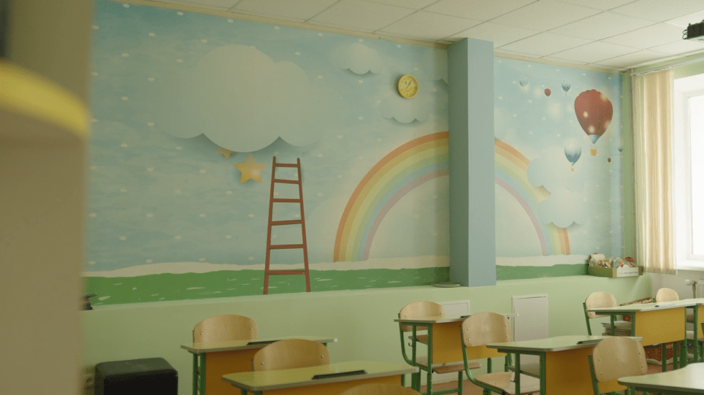 Funds for the upgrades to the lyceum were gathered by UNITED24 along with two of its ambassadors—world-renowned footballers Andriy Shevchenko and Oleksandr Zinchenko. Photo: UNITED24 Media