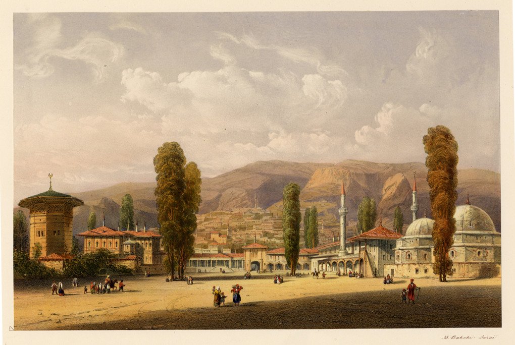 The Bakhchisaray Khan's Palace, 1856. From a private collection. Photo: Fine Art Images/Heritage Images/Getty Images