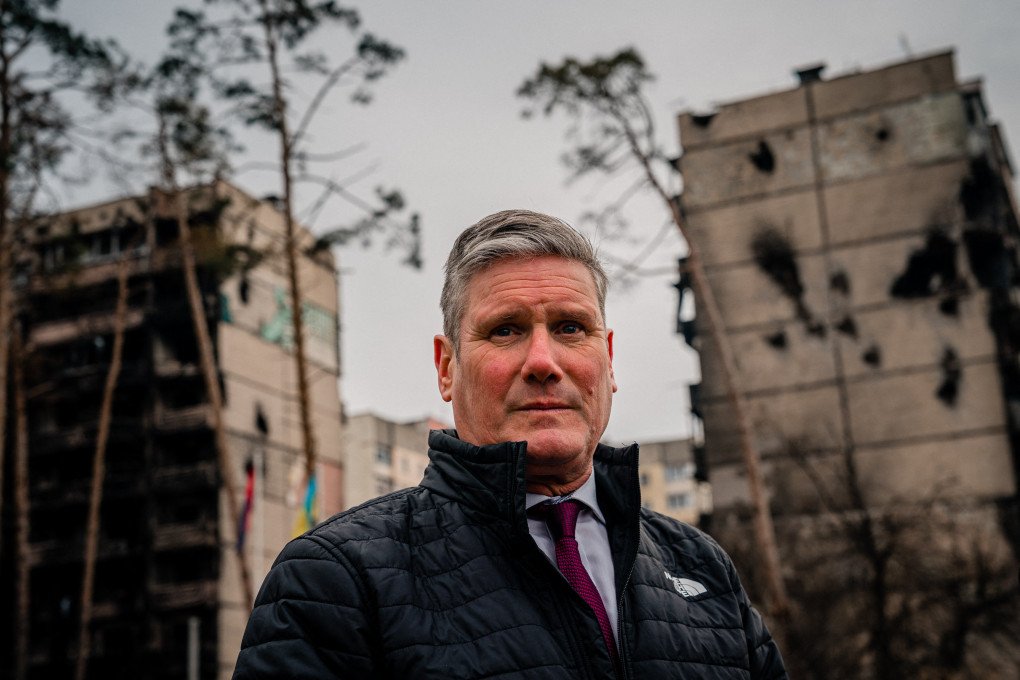 Labour Party leader Keir Starmer visits the site of war destruction at the Irpinsky Lipky residential complex which was heavily damaged during fighting between Russian and Ukrainian troops in the town of Irpin, near Kyiv, on February 16, 2023. Source: Getty Images Labour Party leader Keir Starmer visits the site of war destruction at the Irpinsky Lipky residential complex which was heavily damaged during fighting between Russian and Ukrainian troops in the town of Irpin, near Kyiv, on February 16, 2023. Source: Getty Images
