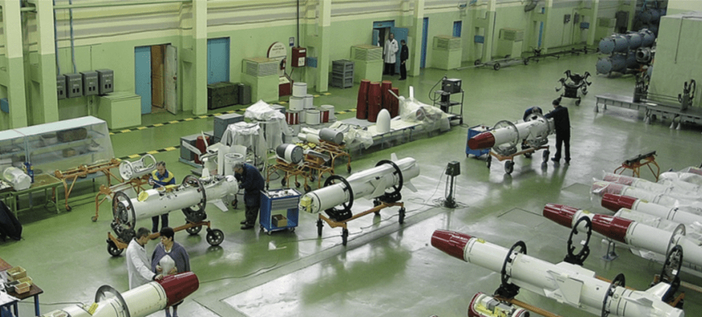 Production facility of Tactical Missiles Corporation. (Open source)
