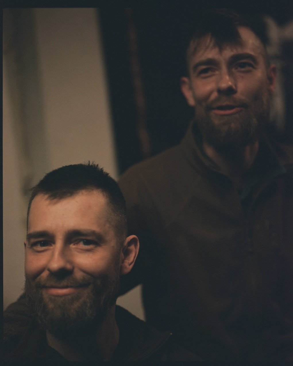 Kostiantyn and Anton were jewelers before the war, now they work as drone engineers. (Photo: Lucile Brizard)