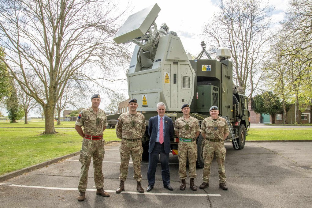 The UK Minister for Defence Procurement, James Cartlidge during a RapidDestroyer showcase, April 16, 2025. (Source: UK Ministry of Defence) The UK Minister for Defence Procurement, James Cartlidge during a RapidDestroyer showcase, April 16, 2025. (Source: UK Ministry of Defence)