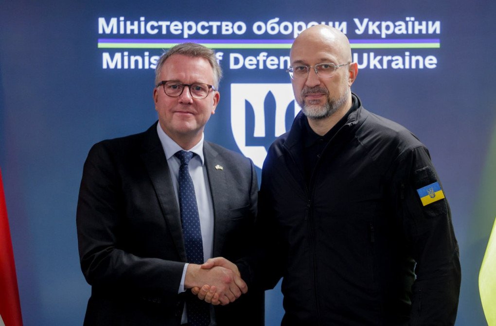 During his visit to Ukraine, the Danish Minister for Industry, Business and Financial Affairs, Morten Bødskov, met with the Ukrainian Minister of Defense, Denys Shmyhal. Photo: X/ @Denys_Shmyhal