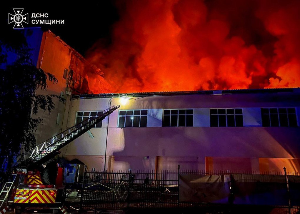 Aftermath of a Russian drone strike on Sumy, August 8, 2025. (Source: SES) Aftermath of a Russian drone strike on Sumy, August 8, 2025. (Source: SES)