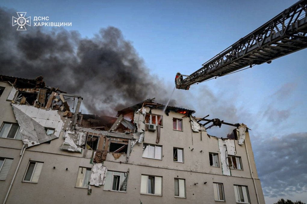 Consecuencias de un ataque ruso contra Járkov el 18 de agosto de 2025. (Fuente: SES) Consecuencias de un ataque ruso contra Járkov el 18 de agosto de 2025. (Fuente: SES)