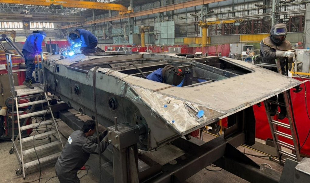 Production of the new BMP-1 hulls at the STV Group factory, 2025. (Source: STV Group) Production of the new BMP-1 hulls at the STV Group factory, 2025. (Source: STV Group)