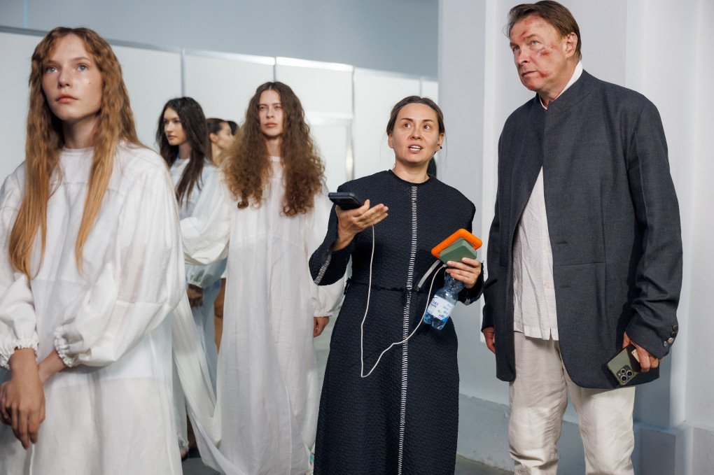 Przhonska backstage. (Photo: Serhiy Khandusenko)