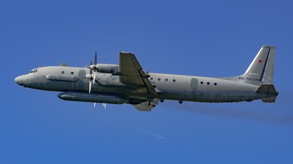 RF-93610 Il-20M reconnaissance plane of the Russian Air Force. (Source: Getty Images)