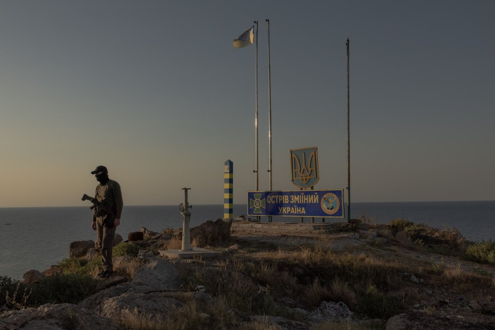A member of "Timur's Special Forces Unit" of the Defence Intelligence of Ukraine looks on on Snake Island, also known as Zmiinyi Island, located in the Black Sea, on August 14, 2025, amid the Russian invasion of Ukraine. The trenches cutting through eastern Ukraine are hundreds of kilometres away, but for Ukrainian troops stationed on Snake Island, their Black Sea outcrop is just as critical to Ukraine's defence against Russia. The rugged wind-swept rock gained notoriety in the first days of the war when recordings surfaced of Ukrainian troops stationed there telling the crew of a Russian warship was demanding their surrender to "fuck off." (Photo by Roman Pilipey via Getty Images) A member of "Timur's Special Forces Unit" of the Defence Intelligence of Ukraine looks on on Snake Island, also known as Zmiinyi Island, located in the Black Sea, on August 14, 2025, amid the Russian invasion of Ukraine. The trenches cutting through eastern Ukraine are hundreds of kilometres away, but for Ukrainian troops stationed on Snake Island, their Black Sea outcrop is just as critical to Ukraine's defence against Russia. The rugged wind-swept rock gained notoriety in the first days of the war when recordings surfaced of Ukrainian troops stationed there telling the crew of a Russian warship was demanding their surrender to "fuck off." (Photo by Roman Pilipey via Getty Images)