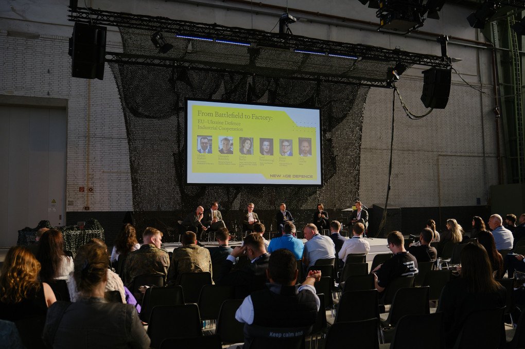 Panel discussion during New Age Defence conference, June 8, 2026. (Source: Nastia Menlik) Panel discussion during New Age Defence conference, June 8, 2026.