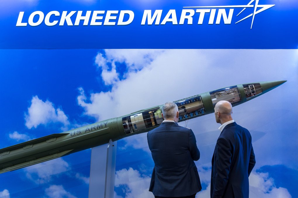 Visitors look at a replica of the Lockheed Martin PAC-3 Missile Segment Enhancement (MSE) displayed at the company's stand during the inaugural edition of the Brussels European Defence Exhibition & Conference (BEDEX) on March 13, 2026 in Brussels, Belgium. (Photo by Omar Havana via Getty Images) Visitors look at a replica of the Lockheed Martin PAC-3 Missile Segment Enhancement (MSE) displayed at the company's stand during the inaugural edition of the Brussels European Defence Exhibition & Conference (BEDEX) on March 13, 2026 in Brussels, Belgium. (Photo by Omar Havana via Getty Images)