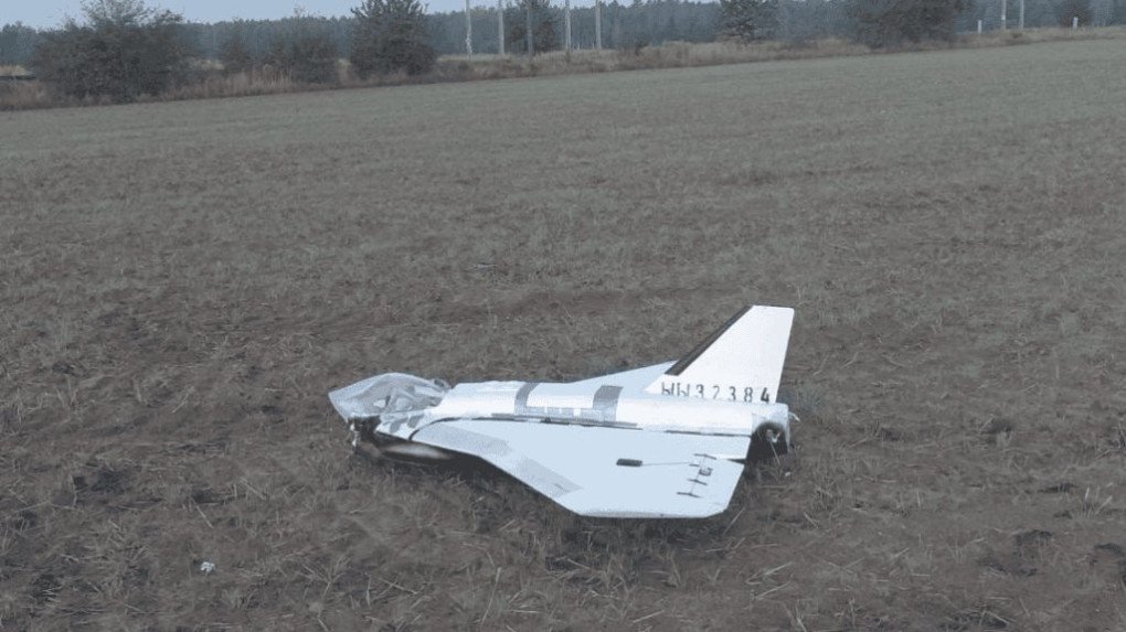 A Russian Gerbera decoy drone in Poland, September 10, 2025. (Photo: open source)