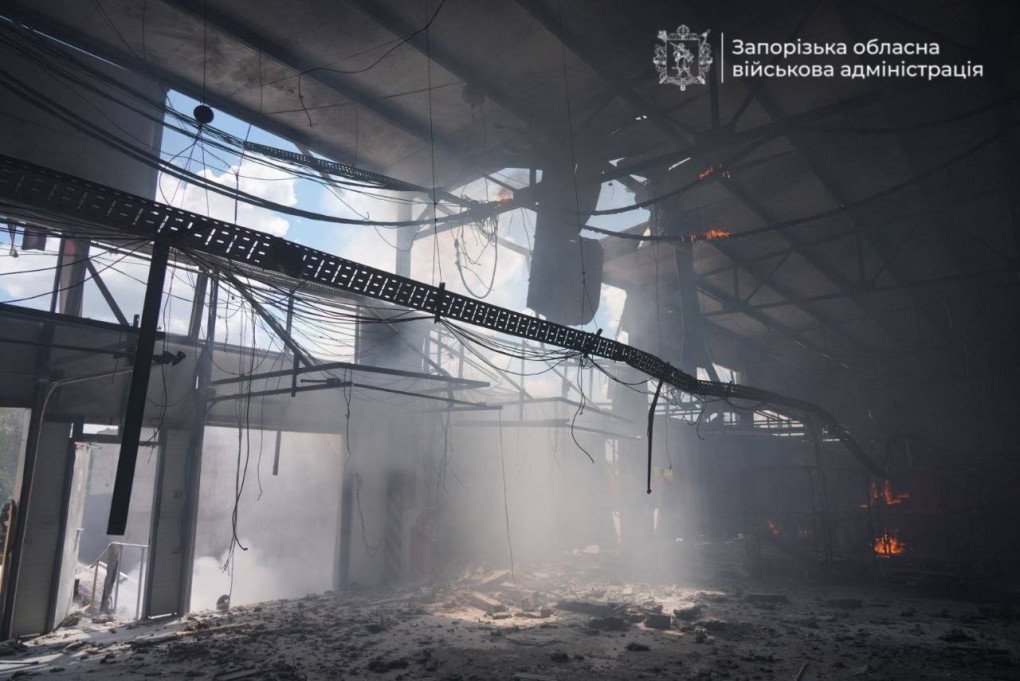 The aftermath of Russian attck on Nova Post logistics terminal in Zaporizhzhia, Ukraine. (Source: Zaporizhzhia Regional Military Administration) The aftermath of Russian attck on Nova Post logistics terminal in Zaporizhzhia, Ukraine. (Source: Zaporizhzhia Regional Military Administration)