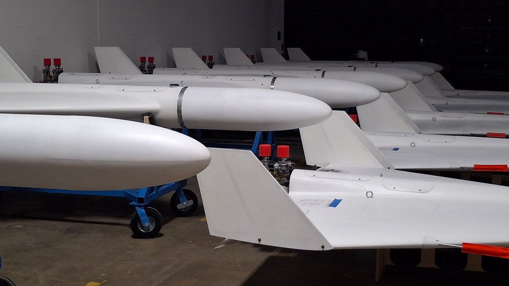 Vista de varios drones MQM-172 Arrowhead preparados para su despliegue. (Fuente: Blog de Defensa / Daniel Beck)