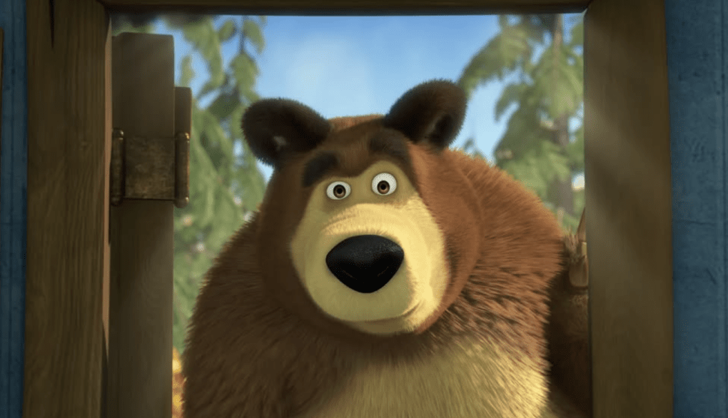 Still from the animated series “Masha and the Bear.” (Source: “Masha and the Bear”/Instagram)