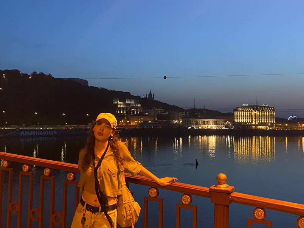 In mid-April Marta was safely with her relatives in Kyiv. A photo was provided by Marta.  