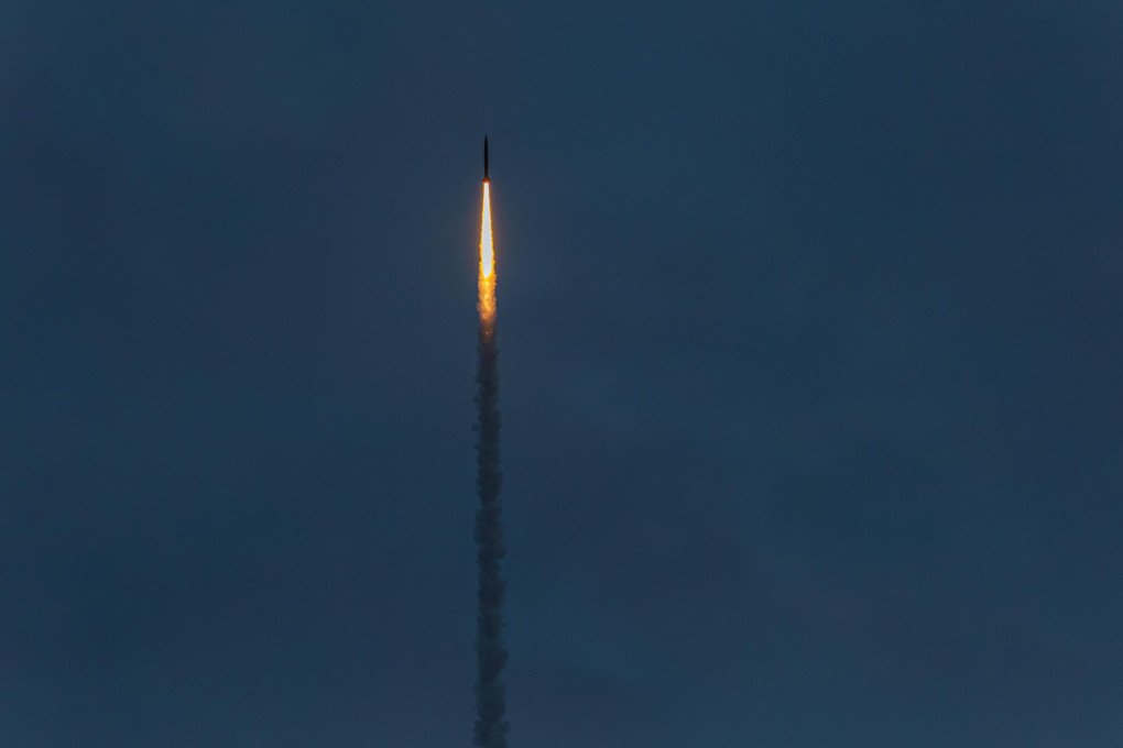 A suspected first launch of Ukraine’s FP-9 ballistic missile. (Source: Denys Shtilerman, Fire Point co-founder and chief designer) A suspected first launch of Ukraine’s FP-9 ballistic missile. (Source: Denys Shtilerman, Fire Point co-founder and chief designer)