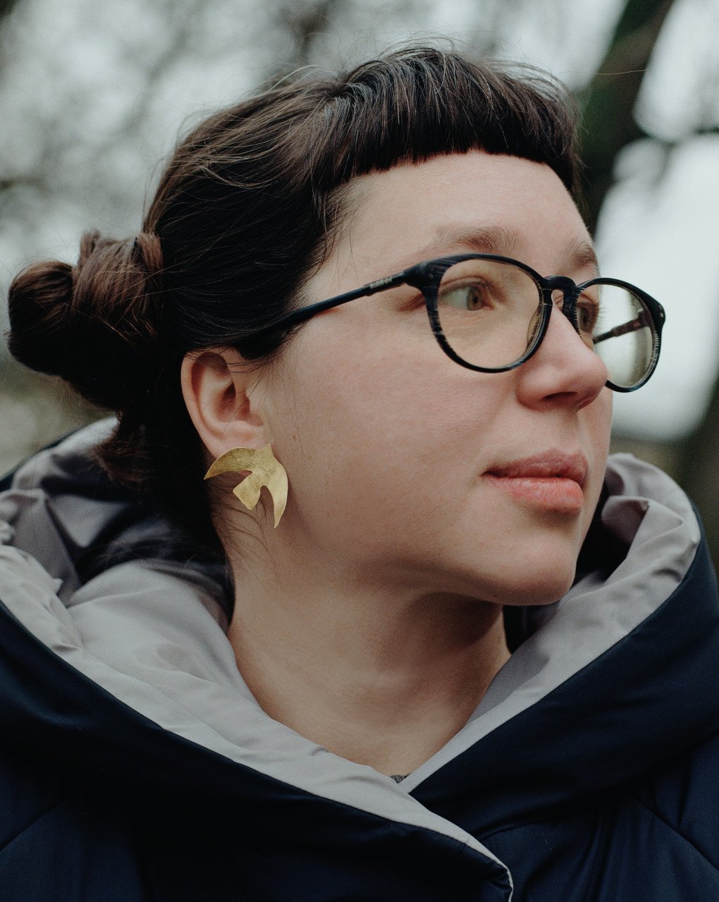 The Ukrainian director of the feature-documentary Timestamp, Kateryna Gornostai. (Photo: Lucile Brizard)