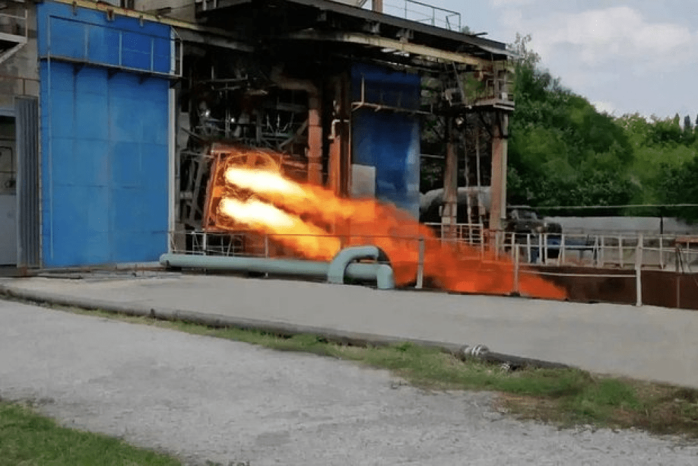Rocket engine static-fire tests. Rocket engine static-fire tests.
