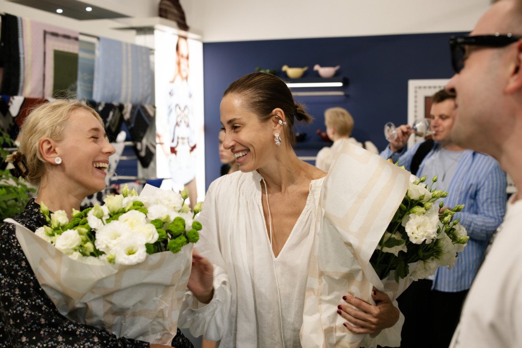 Co-owners of the Gunya project at the presentation. (Photo: Vic Bakin/UNITED24 Media)