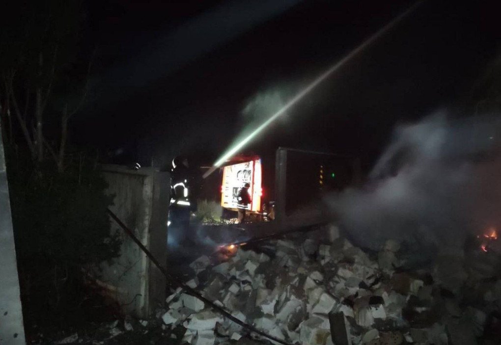 Aftermath of a Russian drone strike on Pavlohrad in Ukraine’s Dnipropetrovsk region, December 12, 2025. (Source: Vladyslav Haivanenko/Telegram)