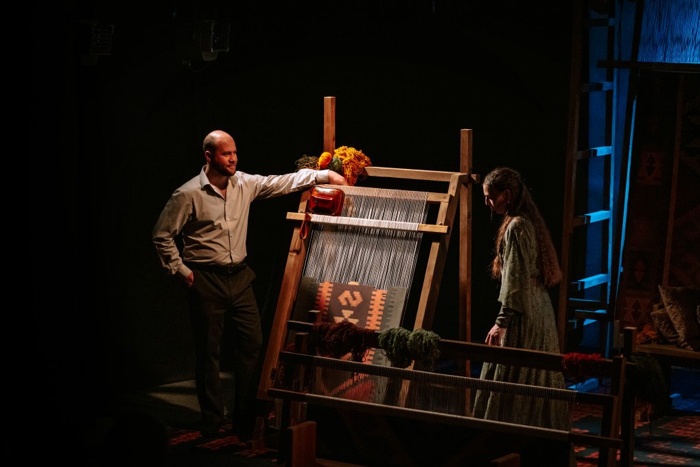 A scene from the theatrical adaptation of “There Is Land Beyond Perekop.” (Source: Kateryna Tunik) A scene from the theatrical adaptation of “There Is Land Beyond Perekop.” (Source: Kateryna Tunik)