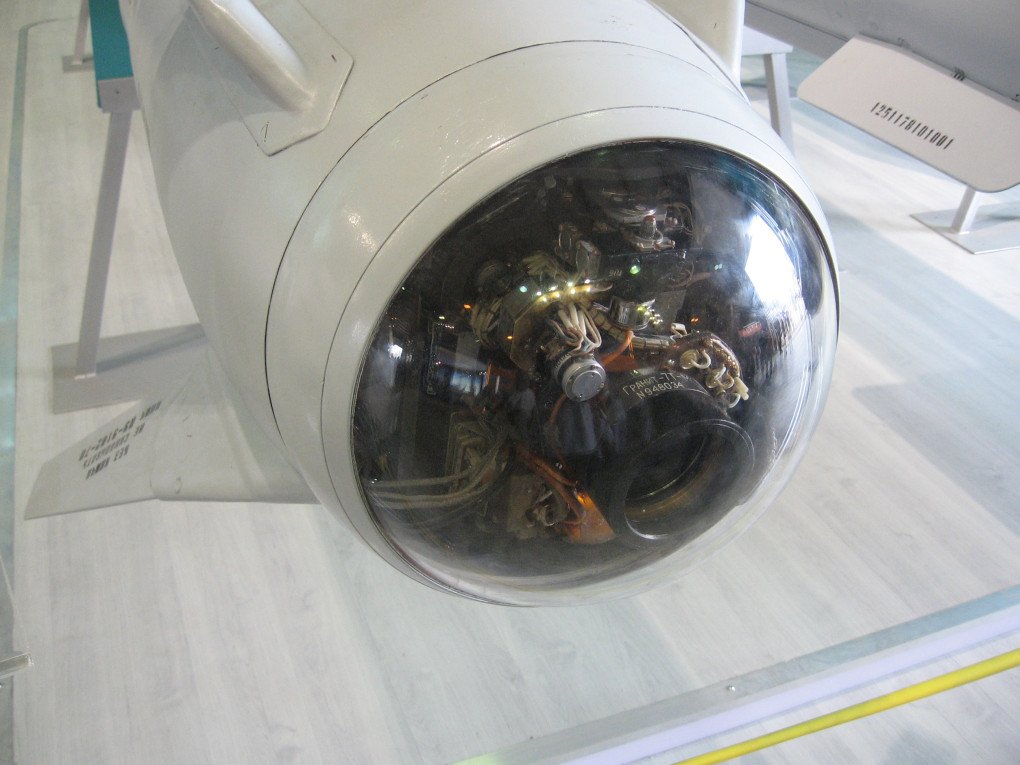Kh-59ME missile seeker, covered by synthetic sapphire.