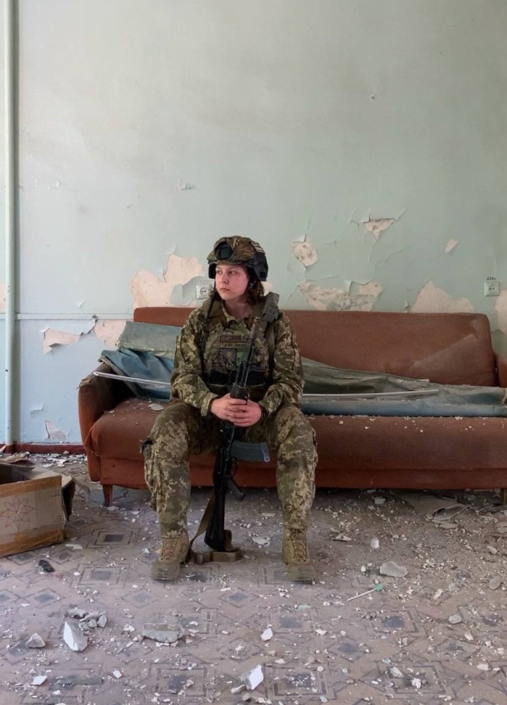 Ukrainian drone pilot Dany in the city of Toretsk in Bakhmut district, Donetsk region. (Photo courtesy of Dany) Ukrainian drone pilot Dany in the city of Toretsk in Bakhmut district, Donetsk region. (Photo courtesy of Dany)