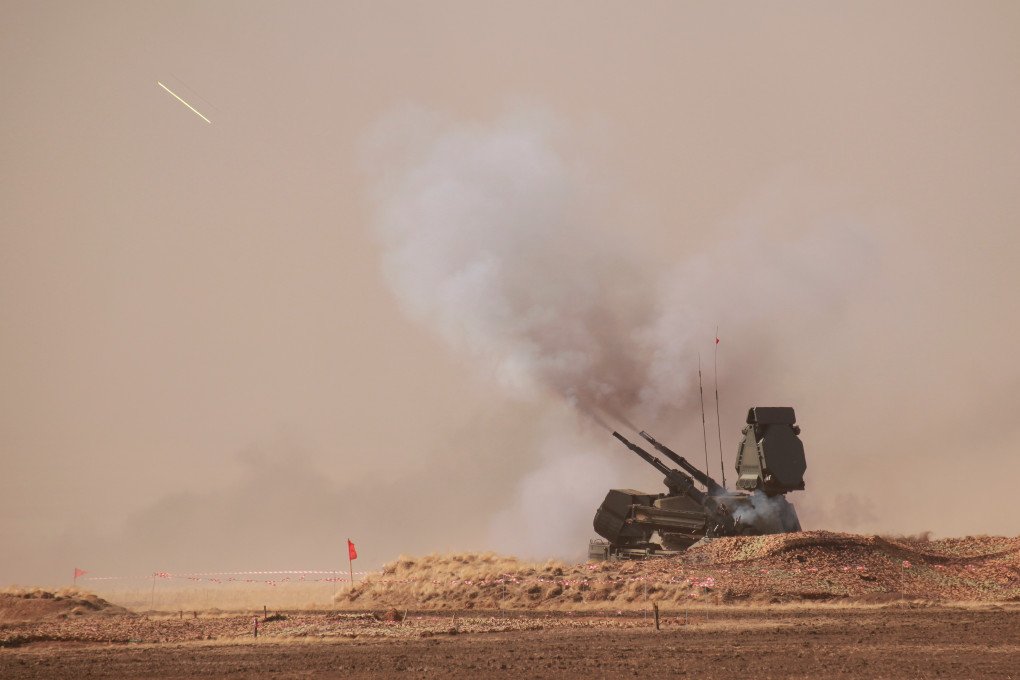 Russian Pantsir self-propelled surface-to-air and anti-aircraft missile system during the “Peace Mission 2021” joint military exercise on September 23, 2021, in Orenburg, Russia. (Source: Getty Images) Russian Pantsir self-propelled surface-to-air and anti-aircraft missile system during the “Peace Mission 2021” joint military exercise on September 23, 2021, in Orenburg, Russia. (Source: Getty Images)