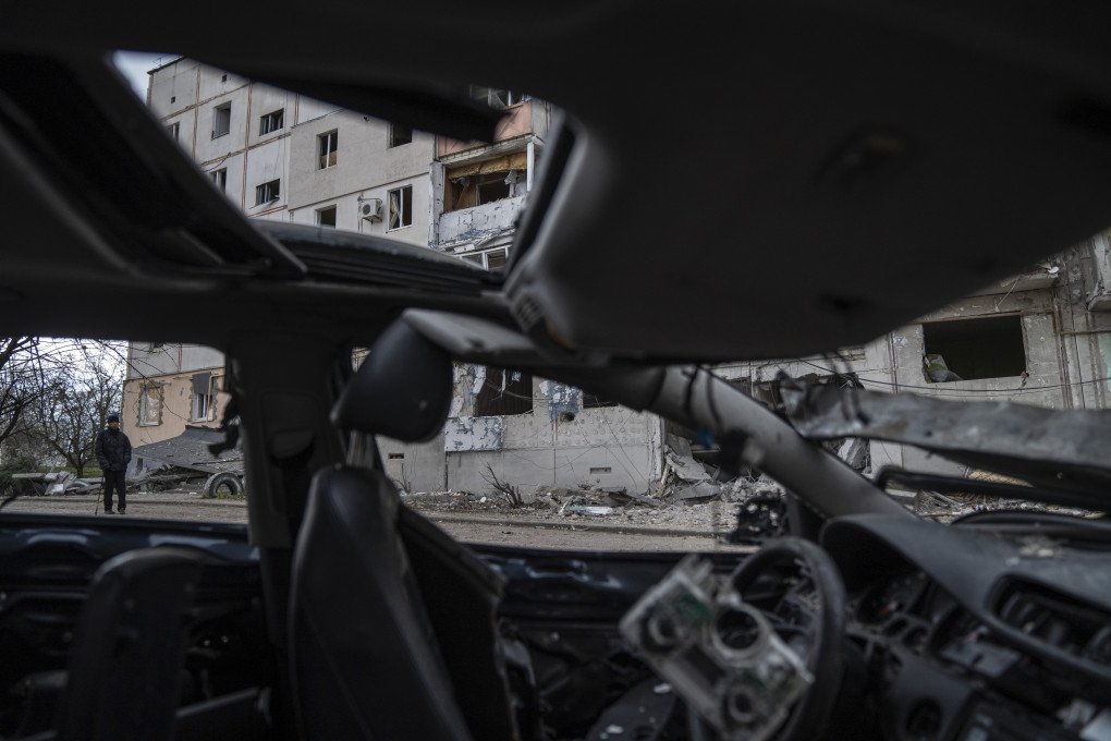 KUPIANSK, APRIL 06, 2025: A destroyed home in Kupiansk, Ukraine, after a Russian attack. While Ukraine’s forces advanced near the city, Russian troops escalated assaults along three other key fronts—Toretsk, Pokrovsk, and the border with Russia’s Kursk region, according to the US-based think tank Institute for the Study of War. (Photo: Jose Colon/Anadolu via Getty Images)