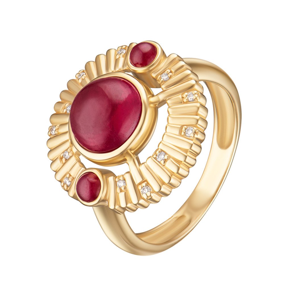 A ring from Ukrainian jewelry brand SOVA’s Rouge collection, featured in the season finale of Guy Ritchie’s Netflix series “The Gentlemen.” (Source: press office) A ring from Ukrainian jewelry brand SOVA’s Rouge collection, featured in the season finale of Guy Ritchie’s Netflix series “The Gentlemen.” (Source: press office)
