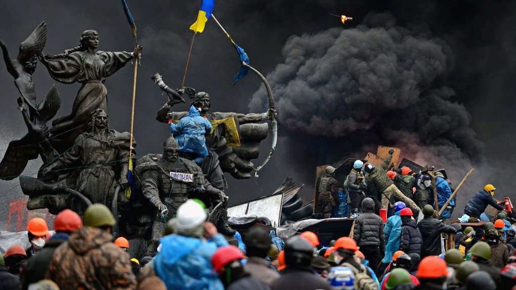 The Revolution of Dignity in Kyiv, 2013-2014. (Source: Jeff J Mitchell via Getty Images)