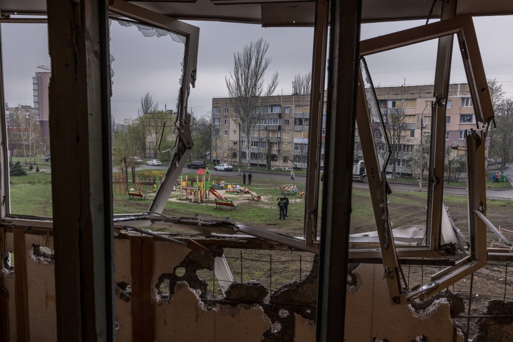 APRIL 6, 2025: A view through a destroyed apartment after a Russian ballistic missile struck near a playground in a residential neighborhood of Kryvyi Rih, Ukraine, on April 4. (Photo: Oksana Parafeniuk via Getty Images)