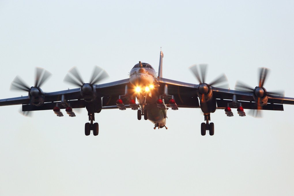 Tupolev Tu-95MSM with eight cruise missiles performing a test flight in Zhukovsky, Moscow region, Russia, on November 7, 2015. (Source: Getty Images) Tupolev Tu-95MSM with eight cruise missiles performing a test flight in Zhukovsky, Moscow region, Russia, on November 7, 2015. (Source: Getty Images)
