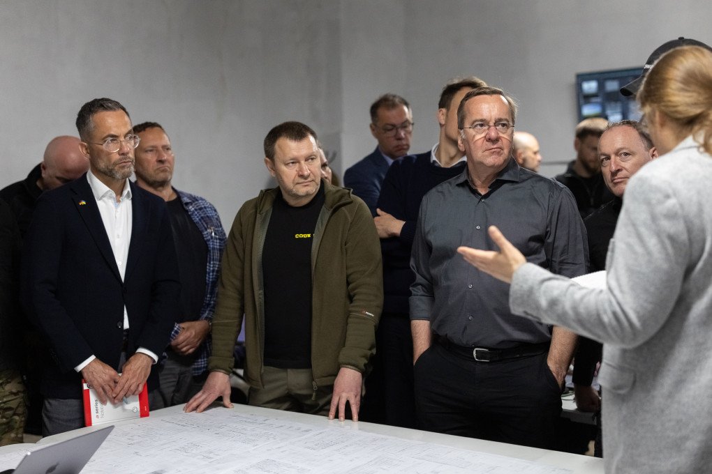 German Defense Minister Boris Pistorius during the meeting with Ukrainian Defense Minister Mykhailo Fedorov. (Source: Ukrainian Ministry of Defense)