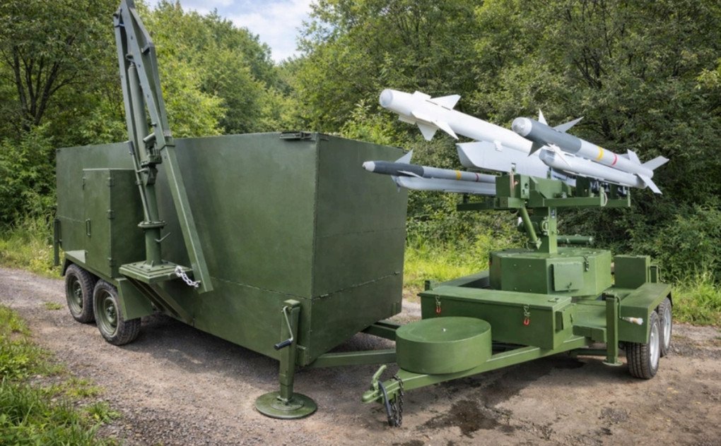 DRAGON air defense system with BALOO transport-loading trailer. (Source: Center of Innovative Technologies Program) DRAGON air defense system with BALOO transport-loading trailer.