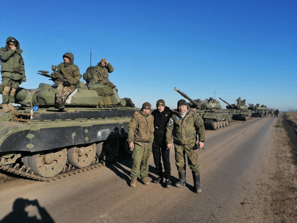 Russia's 5th tank brigade somewhere in Ukraine, 2023. (Source: Reddit)