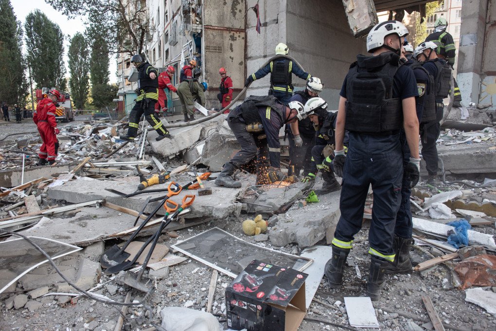 The aftermath of Russia's strike on a residential building in Kharkiv, September 24, 2024. (Source: Pavlo Pakhomenko) The aftermath of Russia's strike on a residential building in Kharkiv, September 24, 2024. (Source: Pavlo Pakhomenko)
