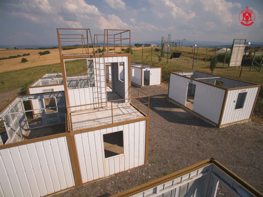 Close-quarters combat section of the Alfa-Metal training center. (Source: Alfa-Metal) Close-quarters combat section of the Alfa-Metal training center.