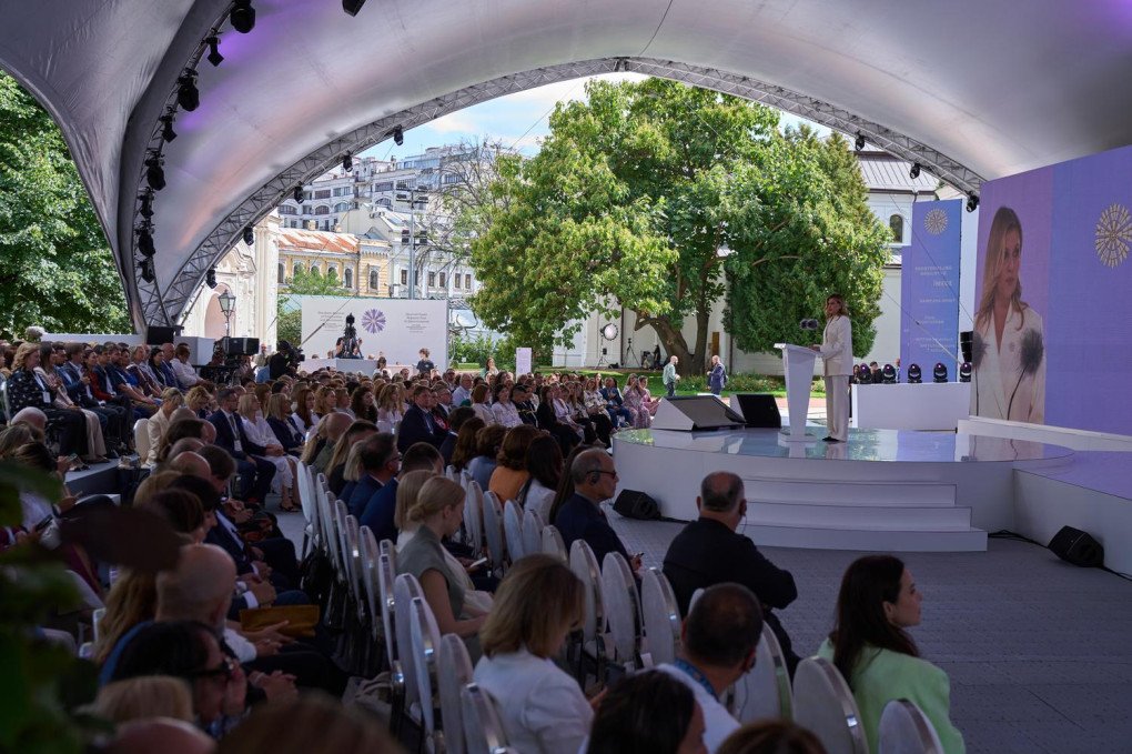 Participants attend the Sixth Summit of First Ladies and Gentlemen, held under the theme “World-2026: Finding Stability in Times of Uncertainty,” in Kyiv on August 24, 2026. (Source: Mykyta Shandyba/UNITED24 Media) Participants attend the Sixth Summit of First Ladies and Gentlemen, held under the theme “World-2026: Finding Stability in Times of Uncertainty,” in Kyiv on August 24, 2026. (Source: Mykyta Shandyba/UNITED24 Media)