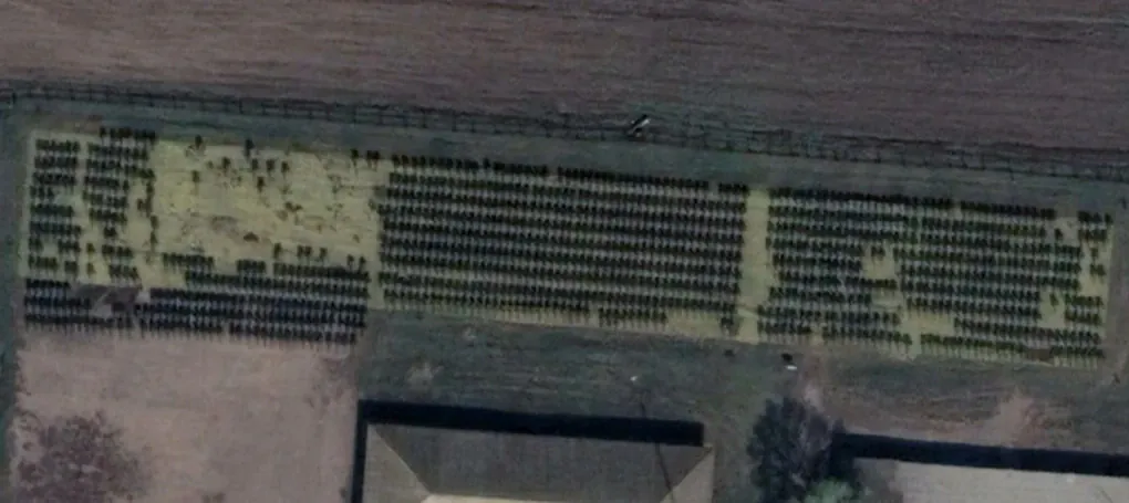 Russian artillery storage base “Planovaya” as of 2022. (Source: Mezha.Media) 