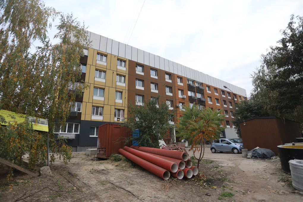 A building restored after a Russian strike on Shevchenko Street in the town of Borodianka, Kyiv region, 2025 (Source: United Nations Development Programme)