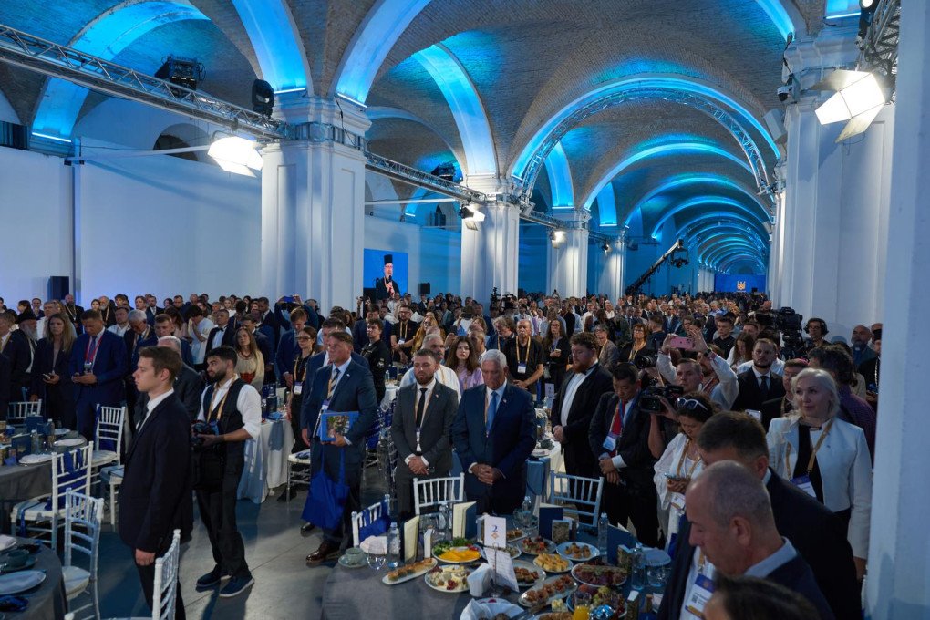 Participants attend the National Prayer Breakfast of Ukraine in Kyiv on August 23, 2026. (Source: Mykyta Shandyba/UNITED24 Media)