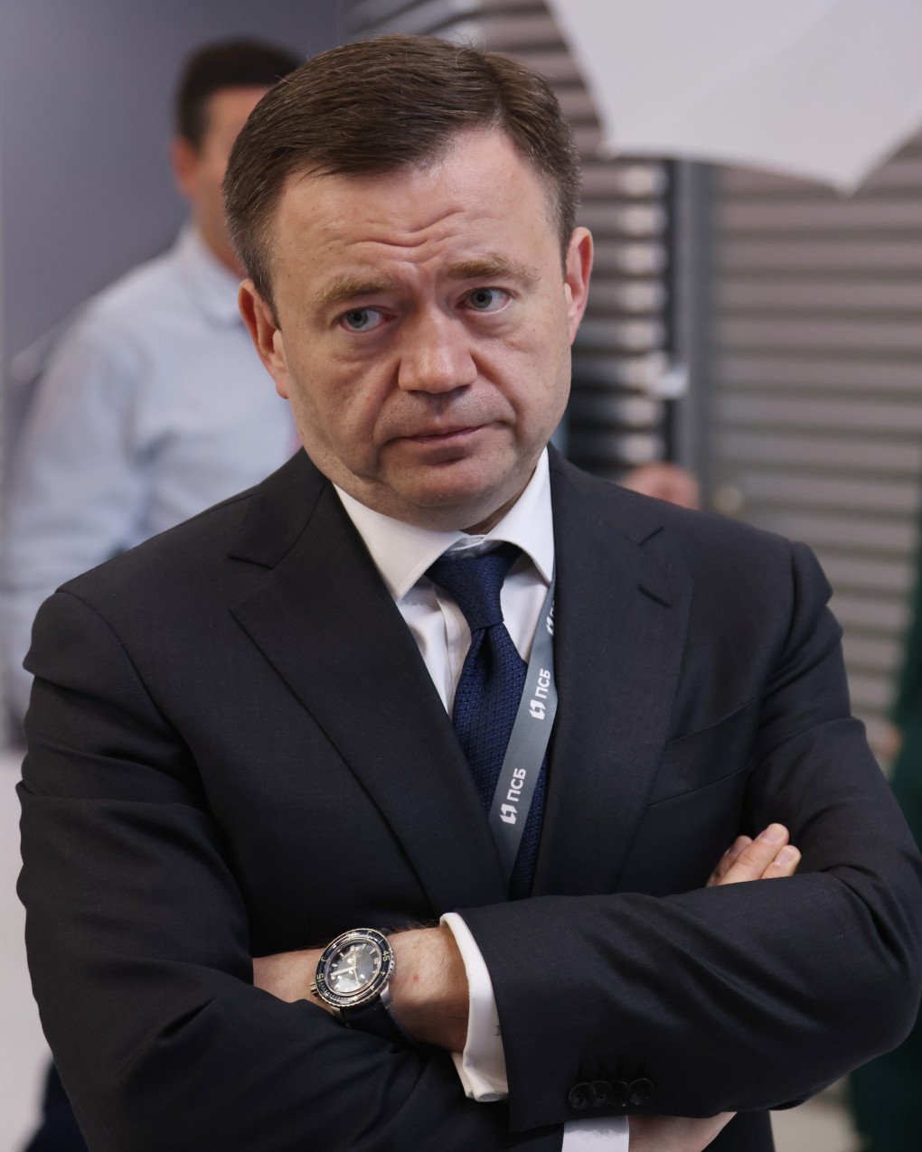 Pyotr Fradkov, sanctioned chairman of Promsvyazbank and son of Mikhail Fradkov, former prime minister of Russia. (Source: Contributor via Getty Images) Pyotr Fradkov, sanctioned chairman of Promsvyazbank and son of Mikhail Fradkov, former prime minister of Russia. (Source: Contributor via Getty Images)