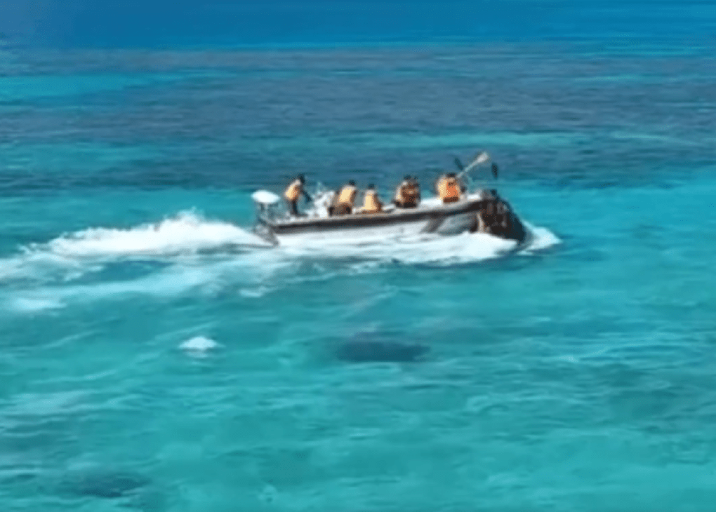 Chinese and Philippine forces boat fight near Second Thomas Shoal in the South China Sea, July 20, 2026. (Source: Philippine_Navy/X) Chinese and Philippine forces boat fight near Second Thomas Shoal in the South China Sea, July 20, 2026.