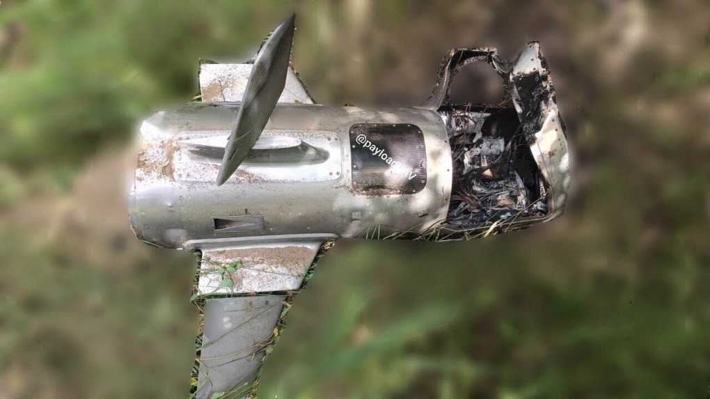 Debris from a downed Ruta Block 1 cruise missile in Russia, July 2026. (Source: payloadUAV/Telegram) Debris from a downed Ruta Block 1 cruise missile in Russia, July 2026.
