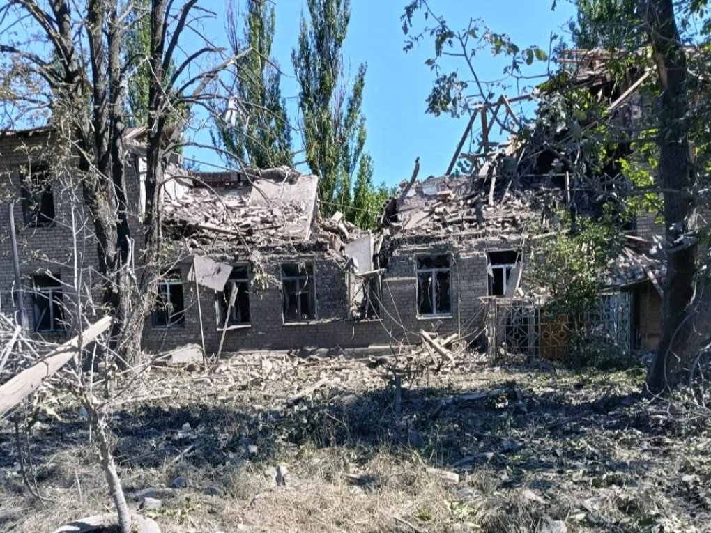 The aftermath of the Russian attack on Druzhkivka in Ukraine’s Donetsk region on June 25, 2026. (Source: Donetsk regional governor Vadym Filashkin)