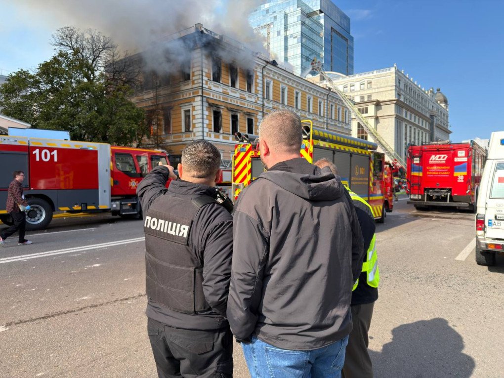 Aftermath of a Russian jet-powered drone strike on a Ukrainian National Academy of Sciences, September 28, 2026. (Source: Oleksii Sazanovych) Aftermath of a Russian jet-powered drone strike on a Ukrainian National Academy of Sciences, September 28, 2026.