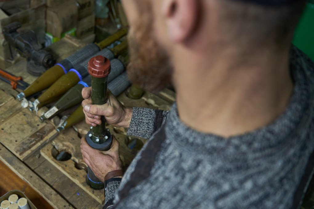 A worker creates munitions. (Source: UNITED24 Media/ Mykyta Shandyba) A worker creates munitions. (Source: UNITED24 Media/ Mykyta Shandyba)